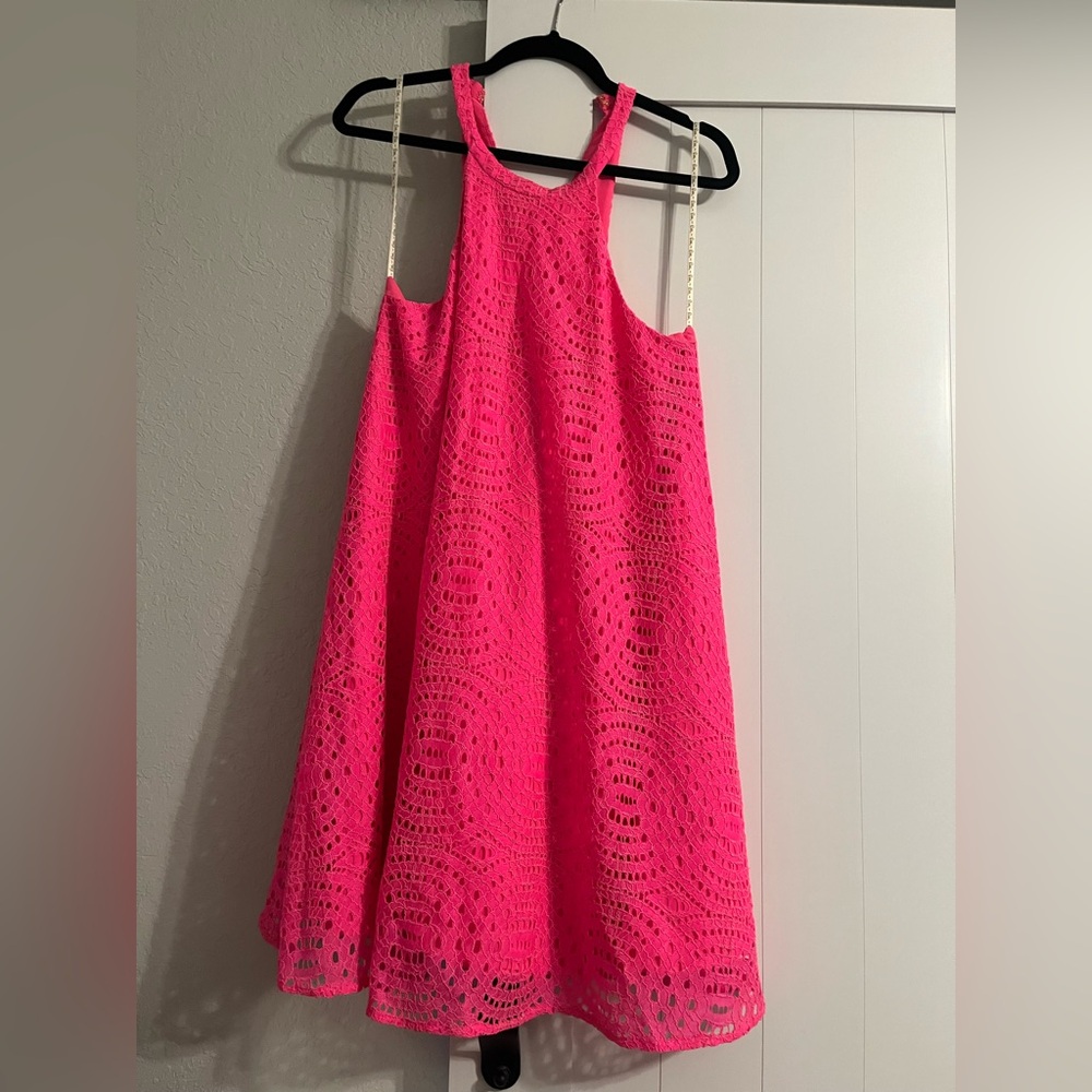 NWT Lilly Pulitzer “Quinn” knotty lace halter